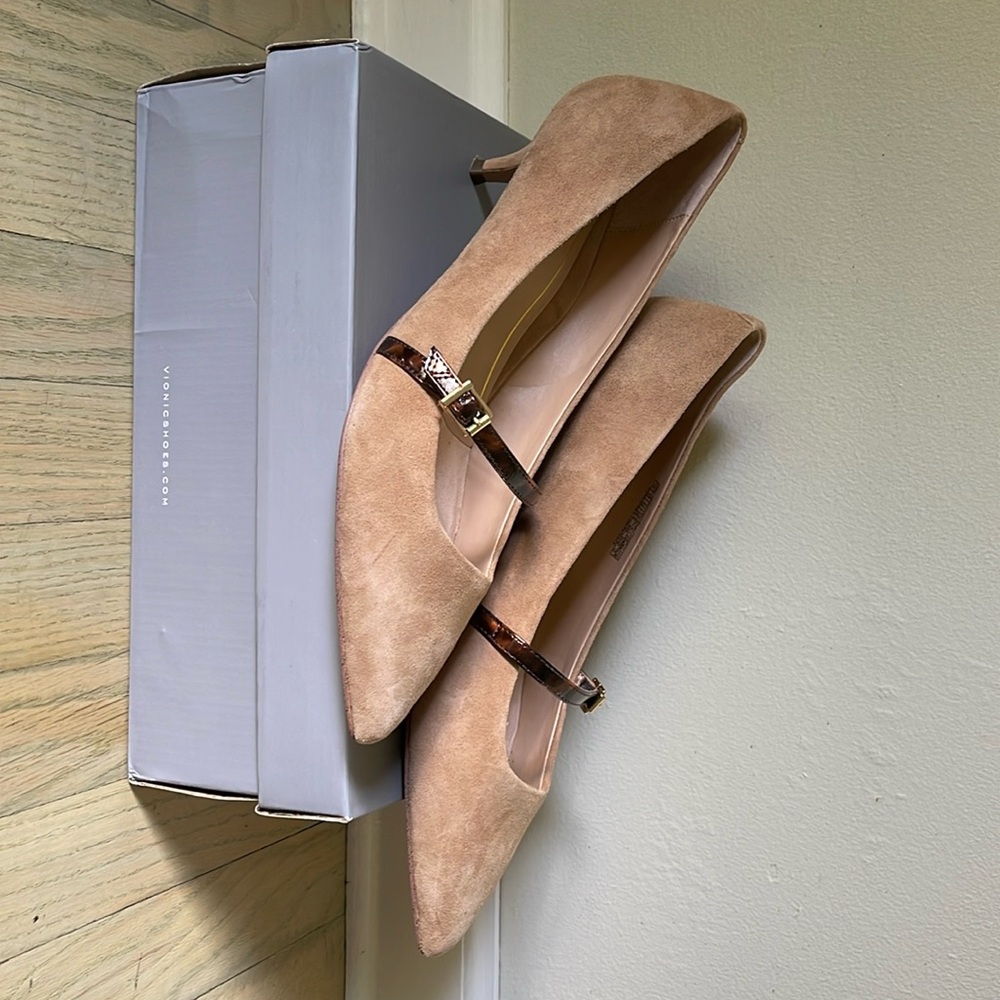 COPY - VIONIC MINNIE TORTOISE 12W Suede Kitty heals
